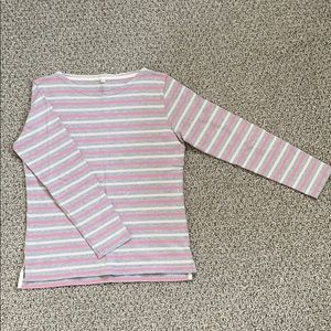 Stripped long sleeve shirt